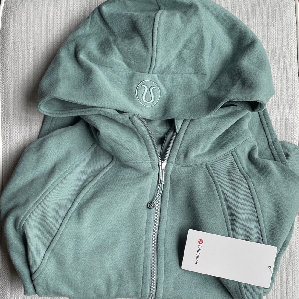 NWT lululemon athletica scuba oversized full-zip hoodie M/L CRBU - crater blue